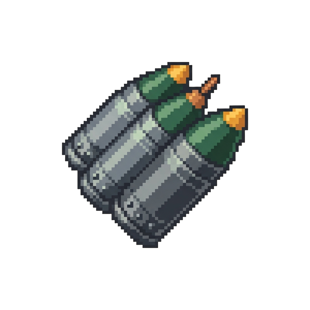A Dramatic Volley of Heavy Explosive Rounds