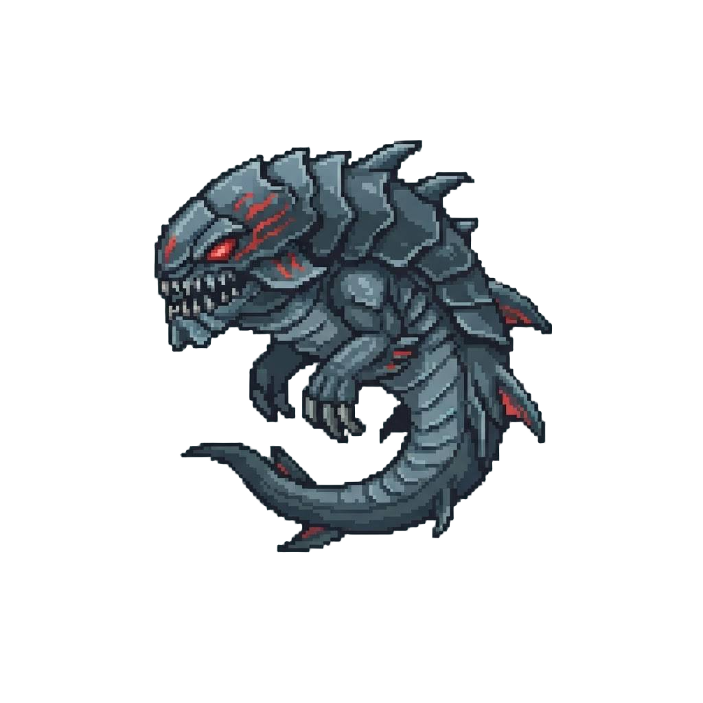A Massive Dark Alien Leviathan Creature