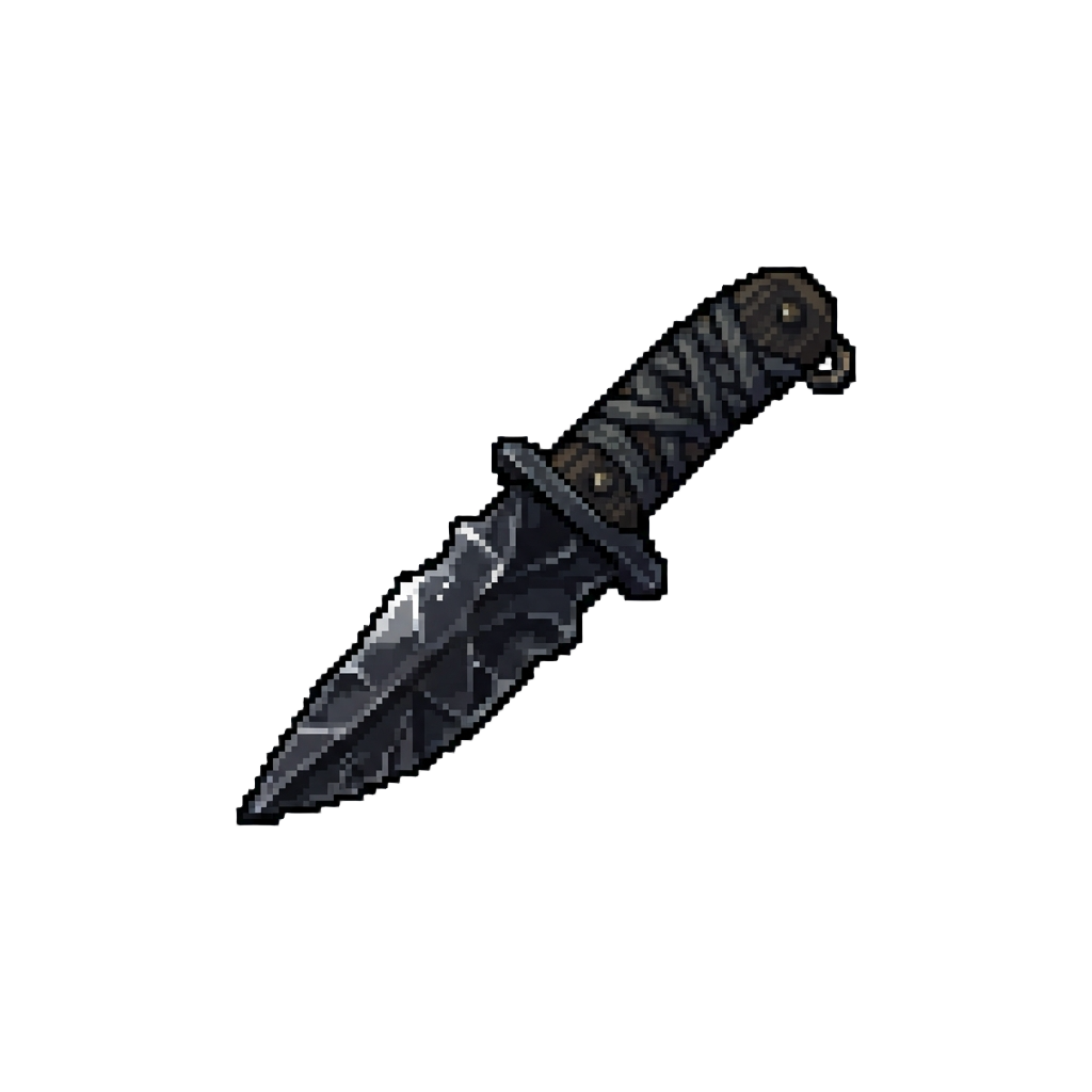 A Sharp Obsidian Stealth Knife