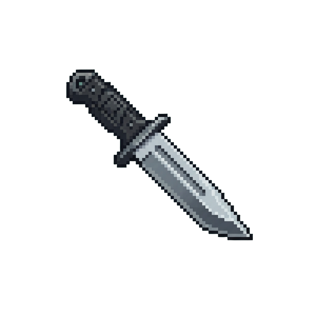 A Chrome Tactical Combat Knife