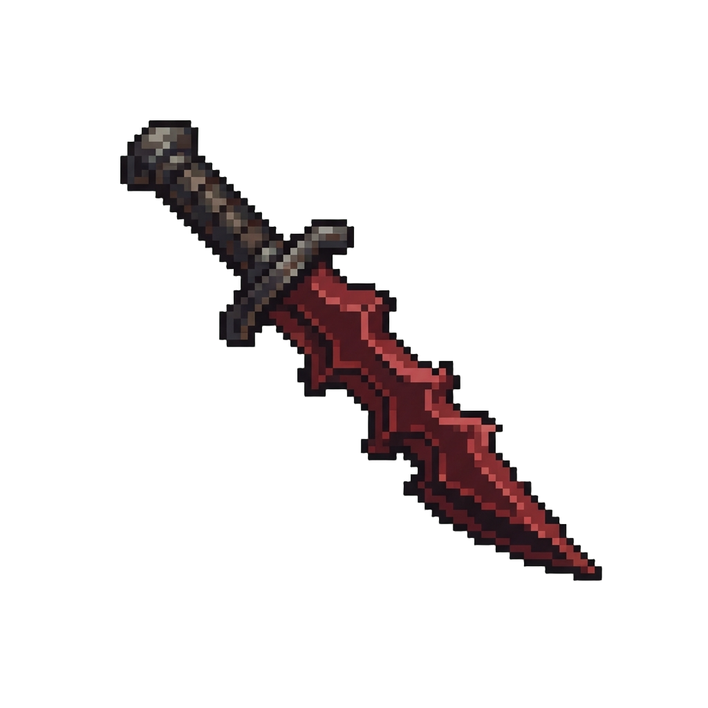 A Blood-red Jagged Dagger