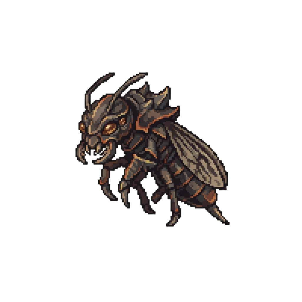 A Monstrous Chitinous Insectoid Monster