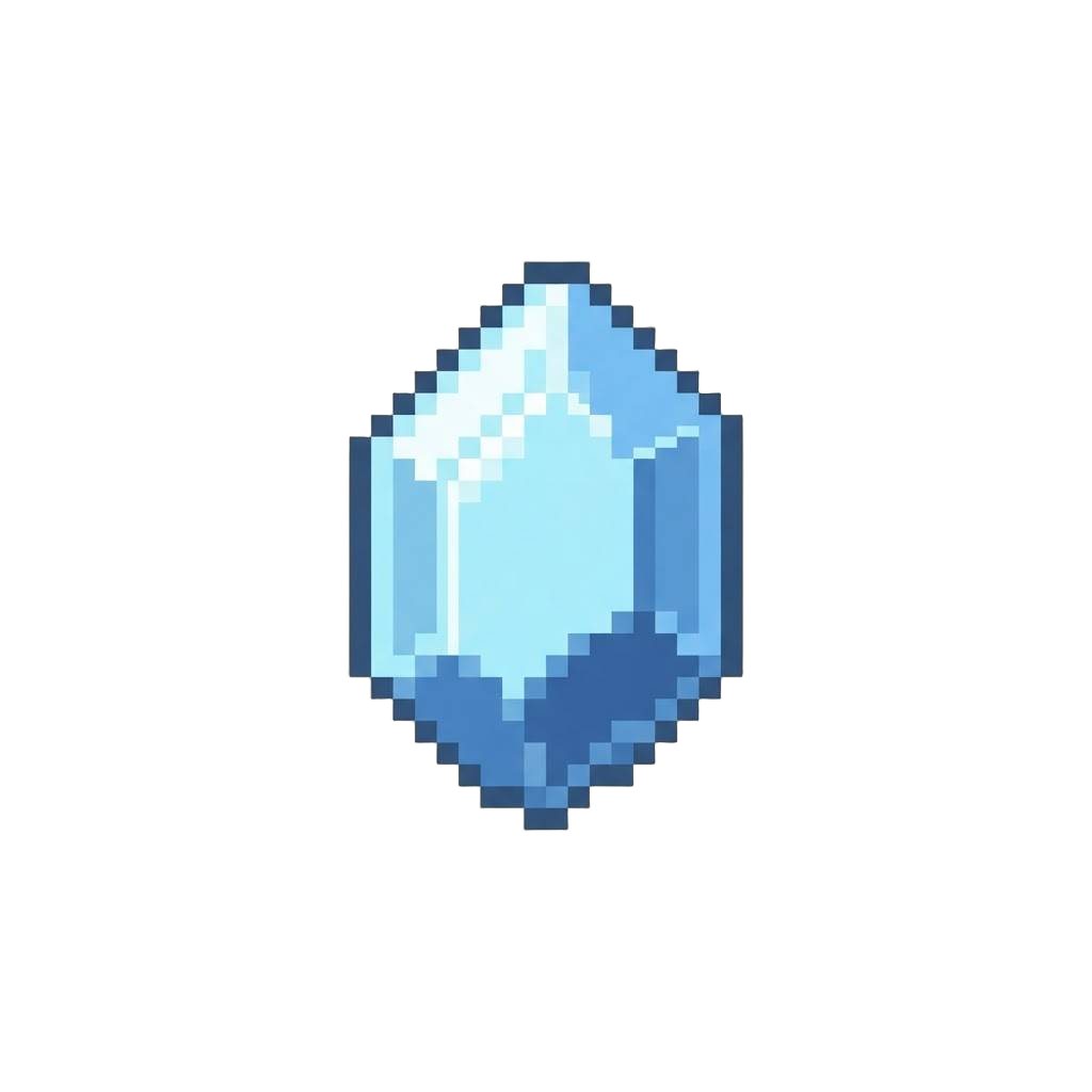 A Clear Crystal Sheen Effect