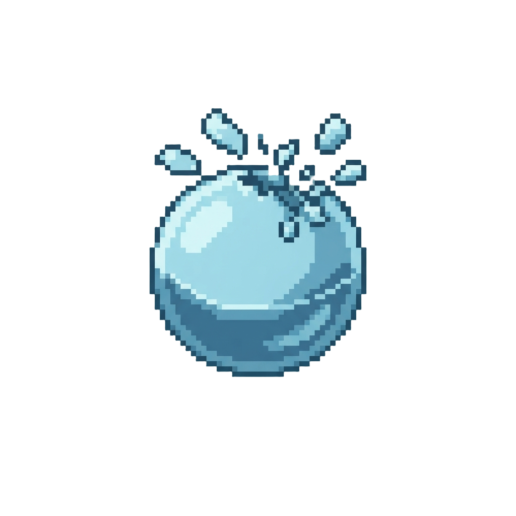 A Solitary Bubble Popping in the Ocean