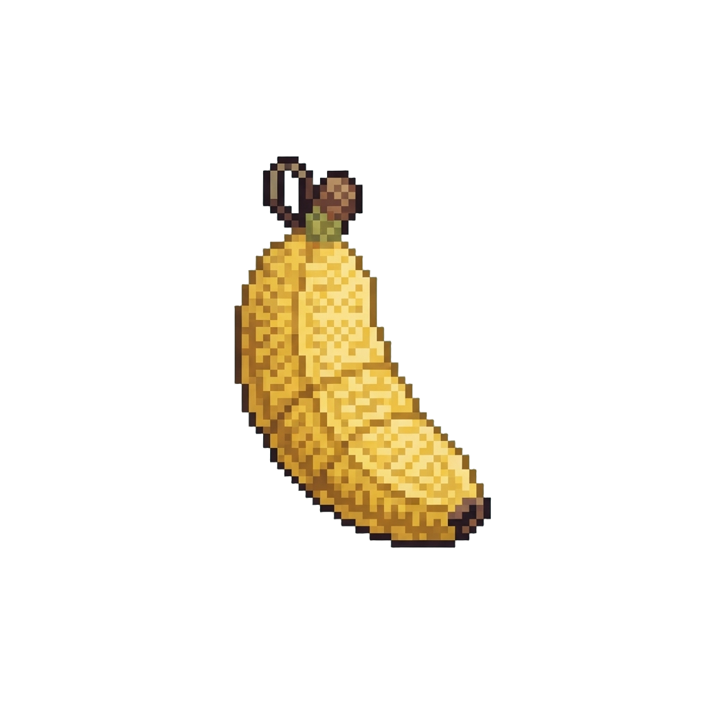 A Crocheted Banana Doll