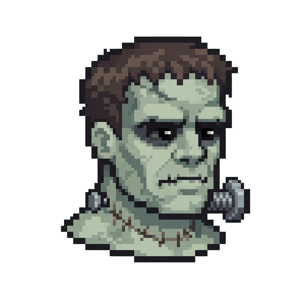 A Bulky Bolts-in-neck Classic Frankenstein Creature