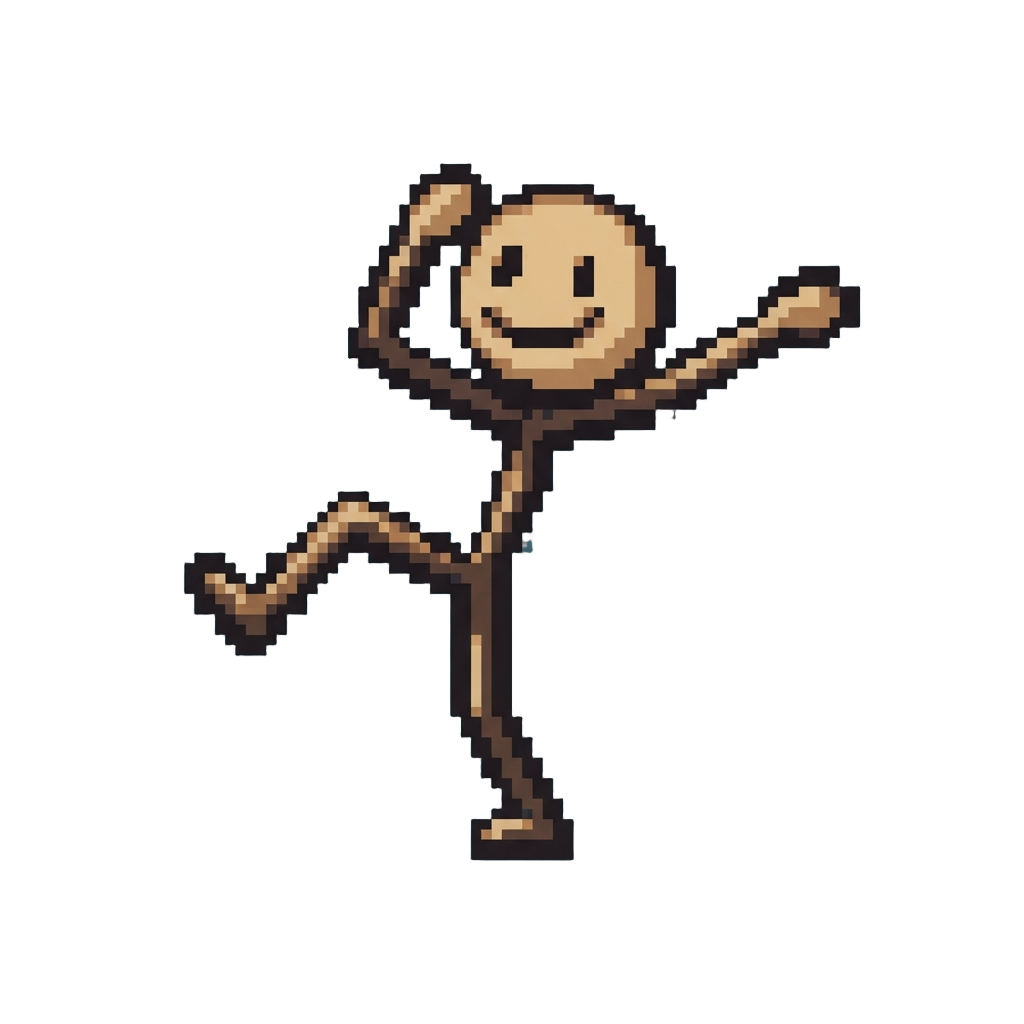 A Goofy Stick-figure Dance