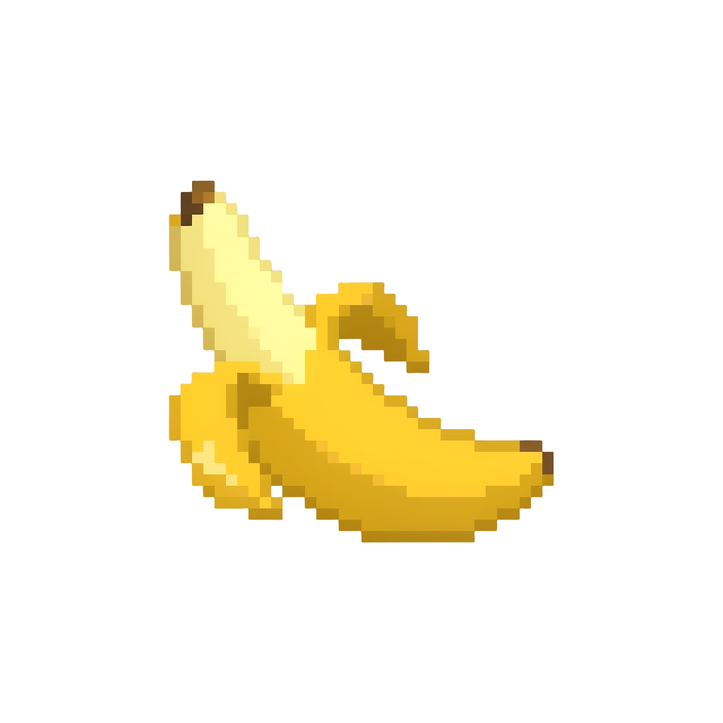 A Cartoon Banana Doodle