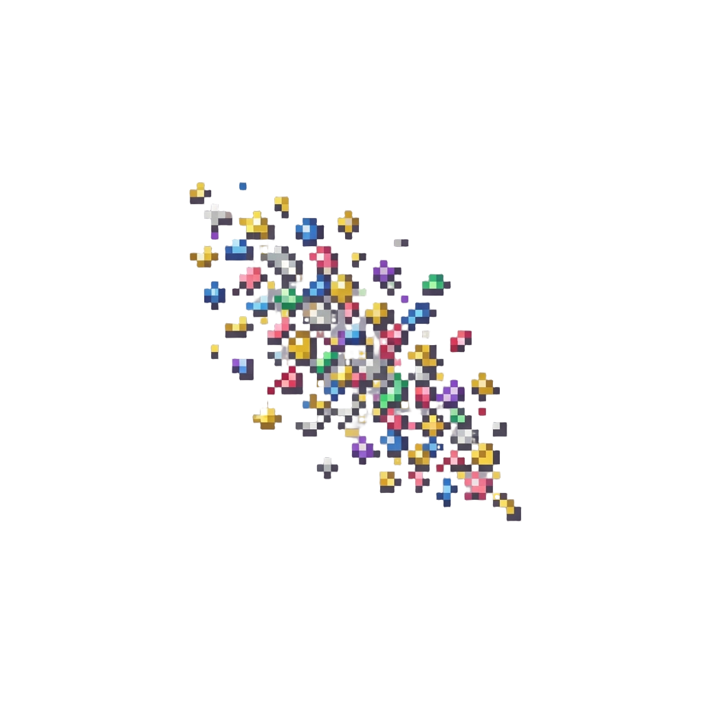 A Gentle Shower of Party Glitter