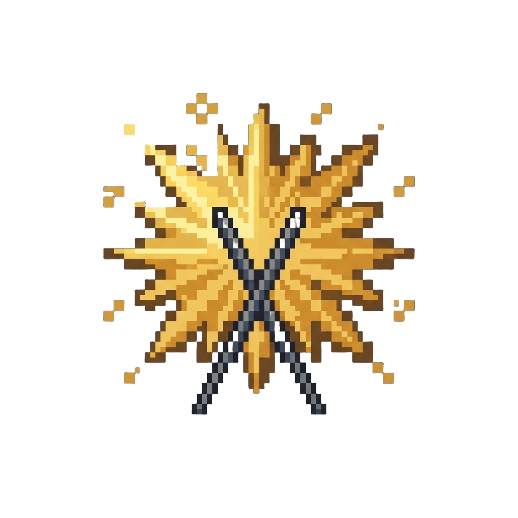 A Burst of Golden Sparklers