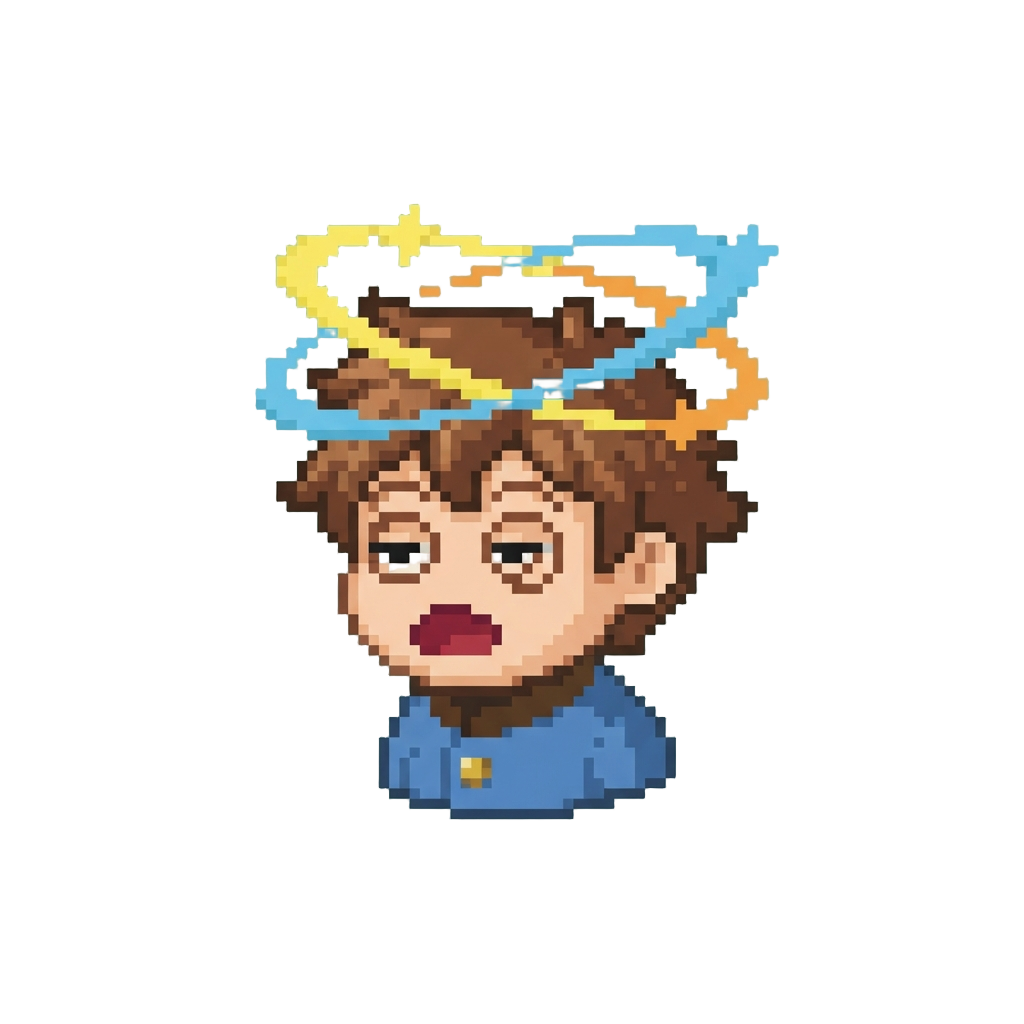 A Silly Dizzy Head-spin Icon Overlay