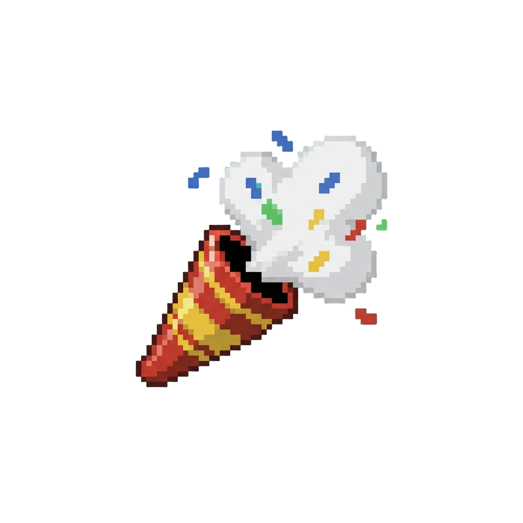 A Gentle Puff of Smoke From a Party Popper