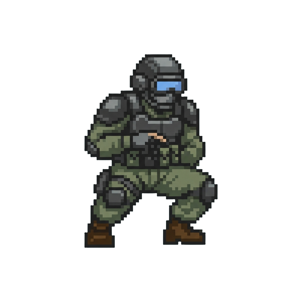 A Tactical Crouch and Quick Tactical Check
