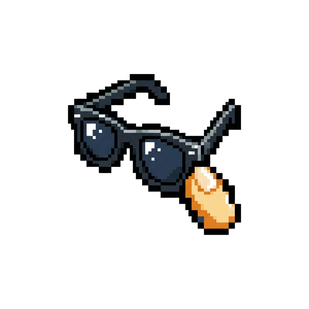 A Clean Knock-down and Cool Sunglasses Adjustment