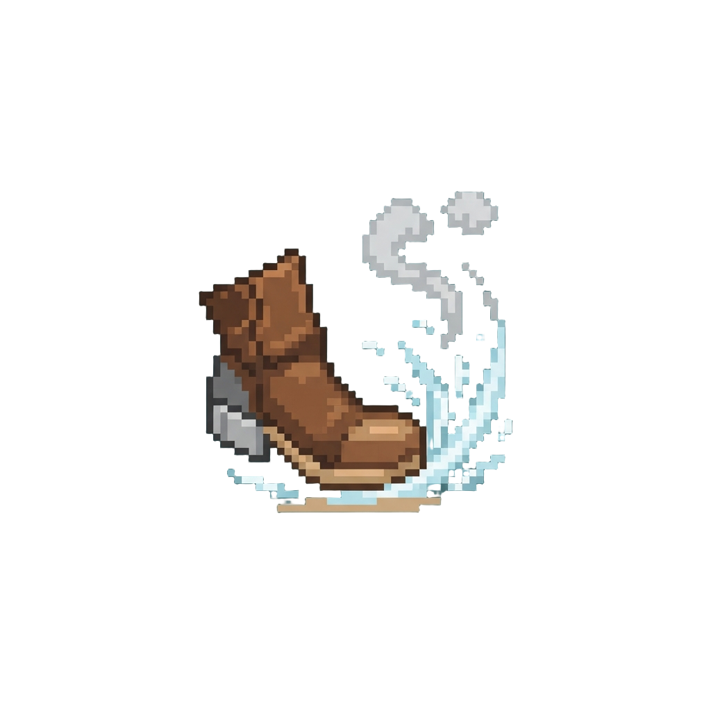 A Crisp Spinning Heel Tap and Dry Exhale