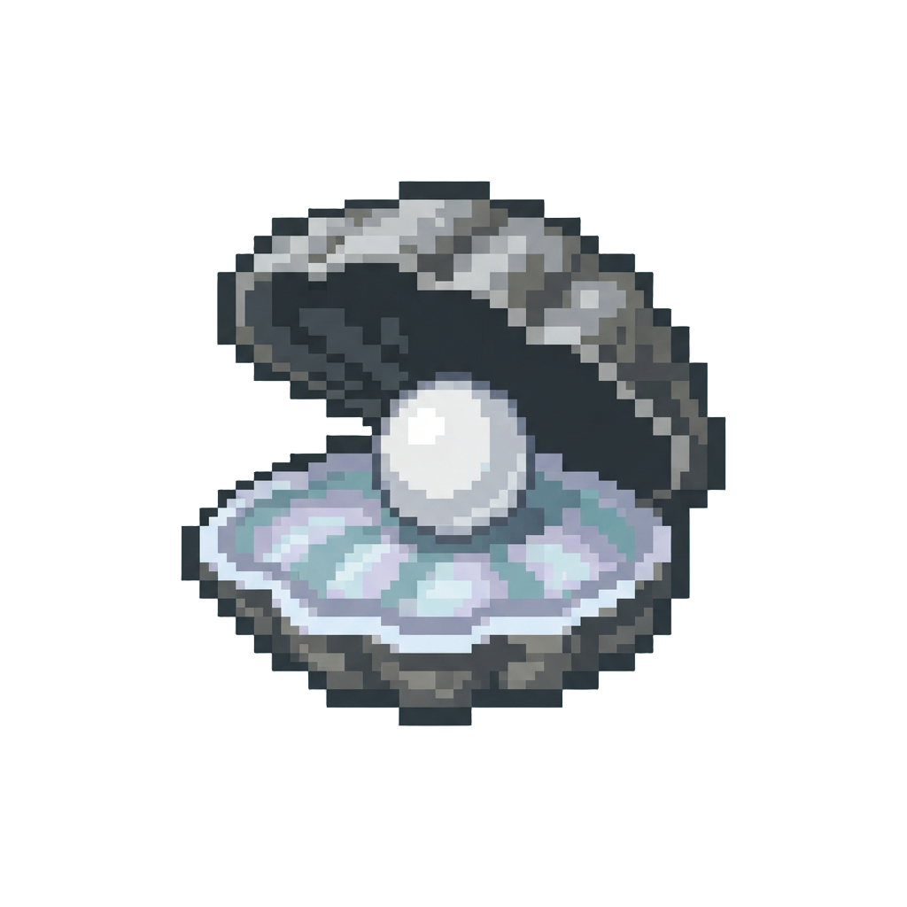 A Giant Shimmering Pearl Oyster Opening Slowly