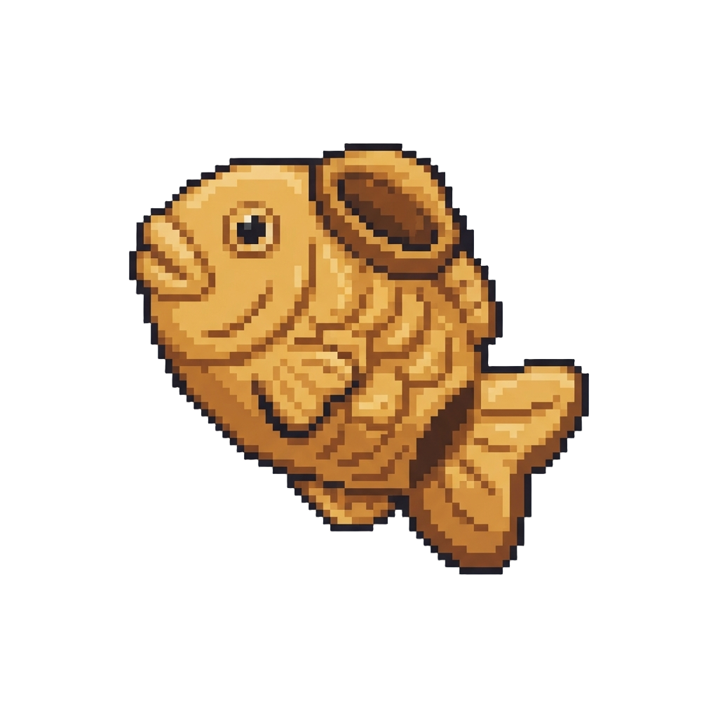 A Funny Giant Taiyaki Fish Costume