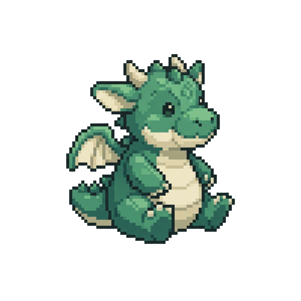 A Oversized Plush Dragon