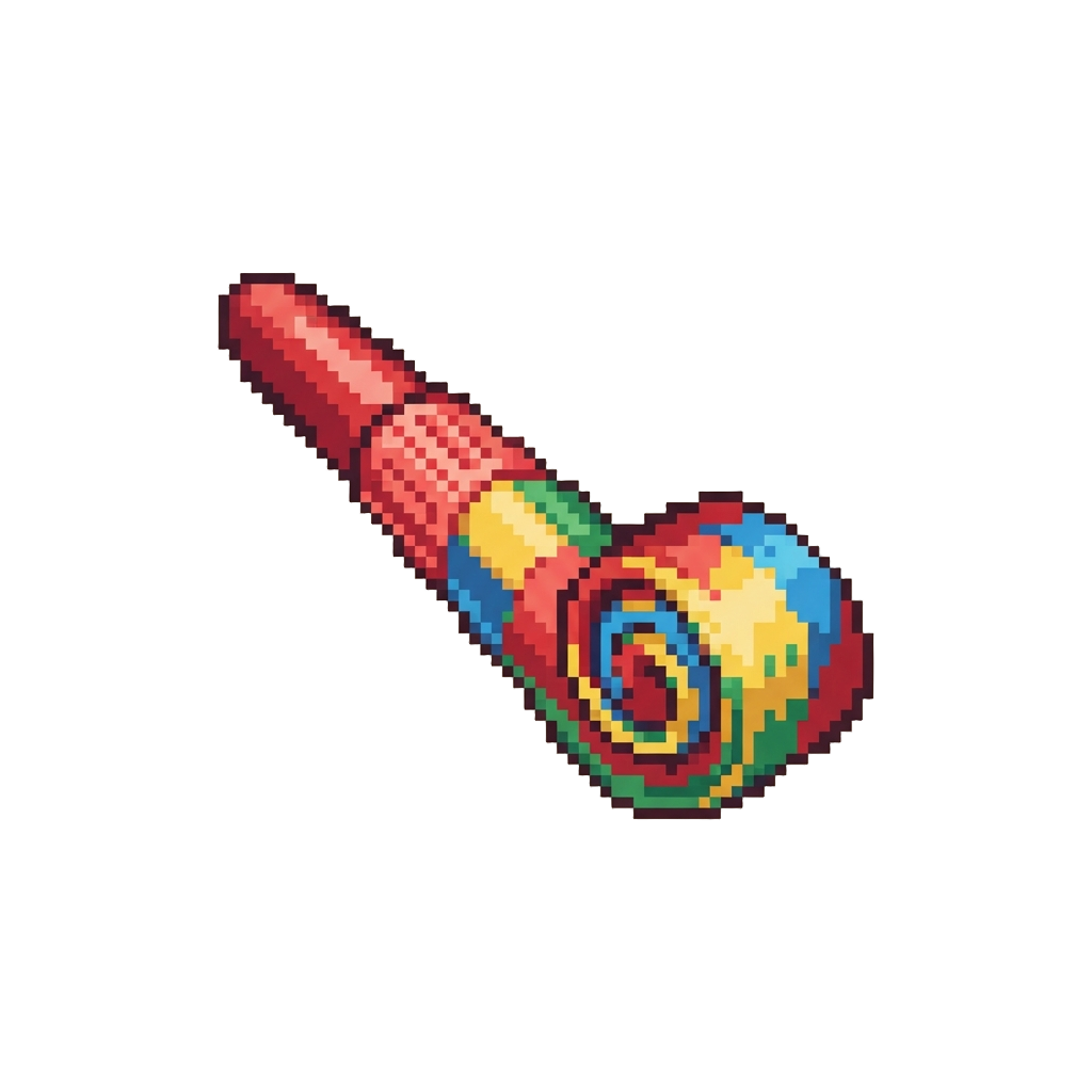 A Tiny Paper Party Blower