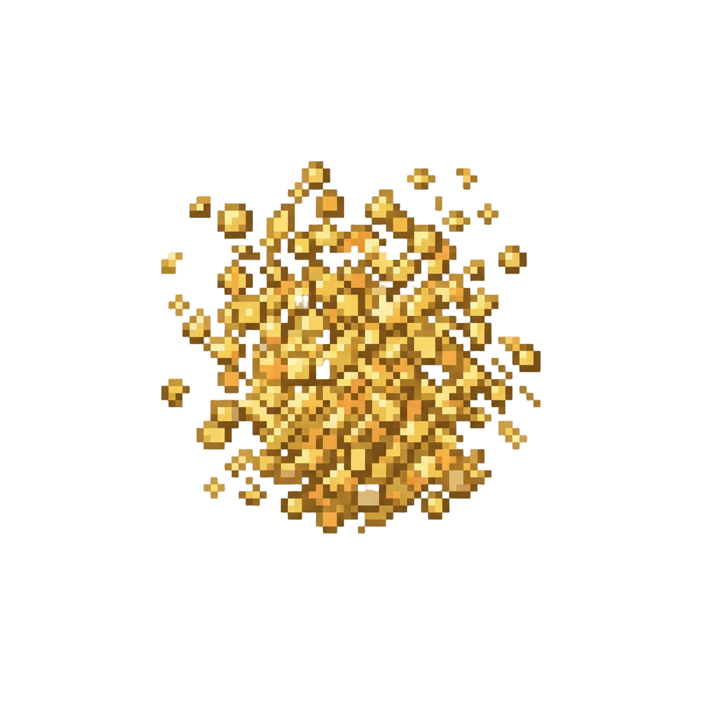A Massive Glittering Golden Confetti Storm