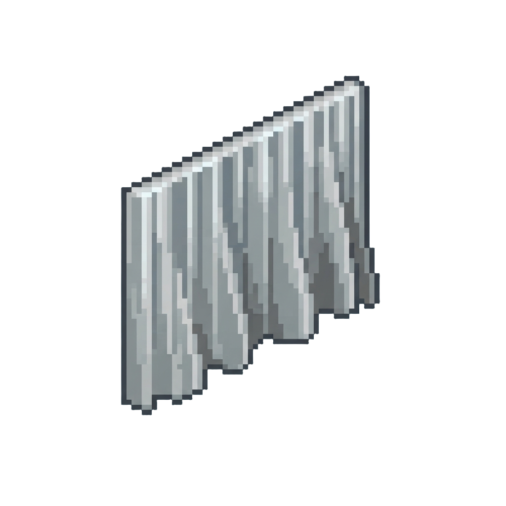 A Shimmering Wall of Silver Light Curtains