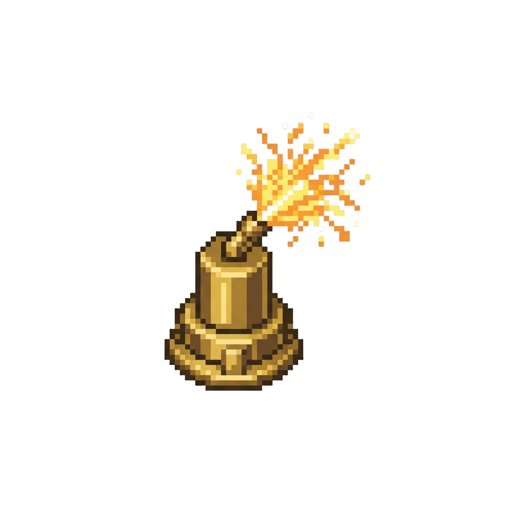 Golden Spark Fountains