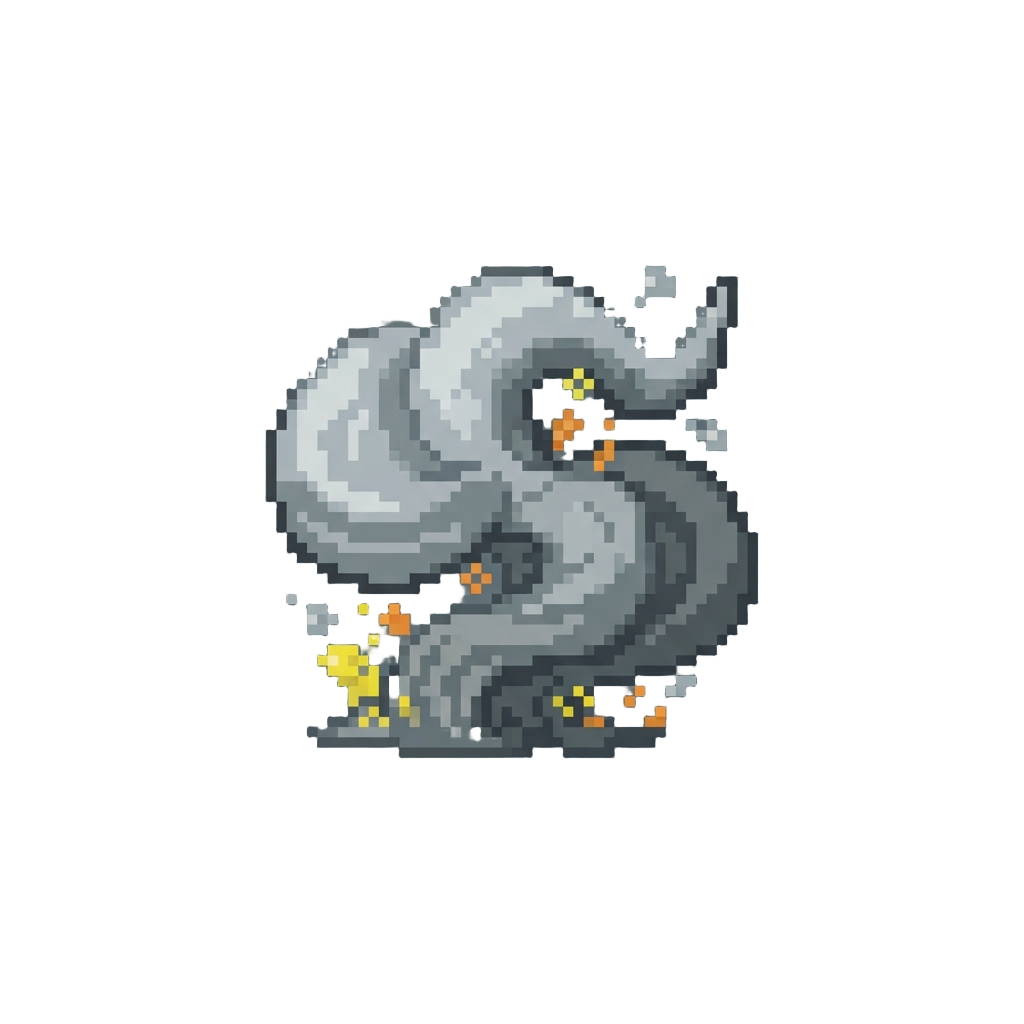 A Sizzling Cloud of Gray Vapor