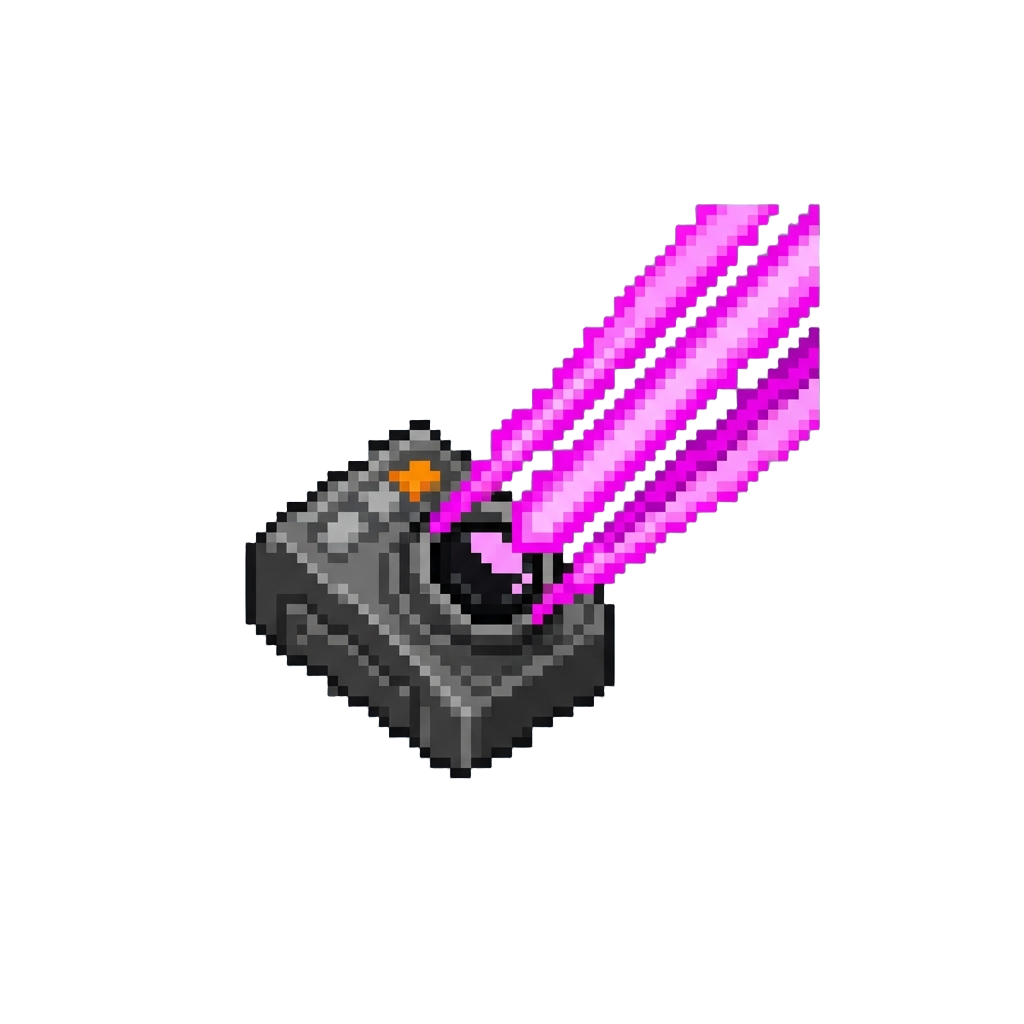 Dazzling Magenta Scan Beams