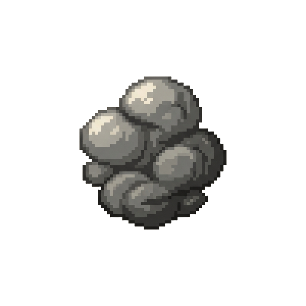 A Puff of Dark Gray Smoke