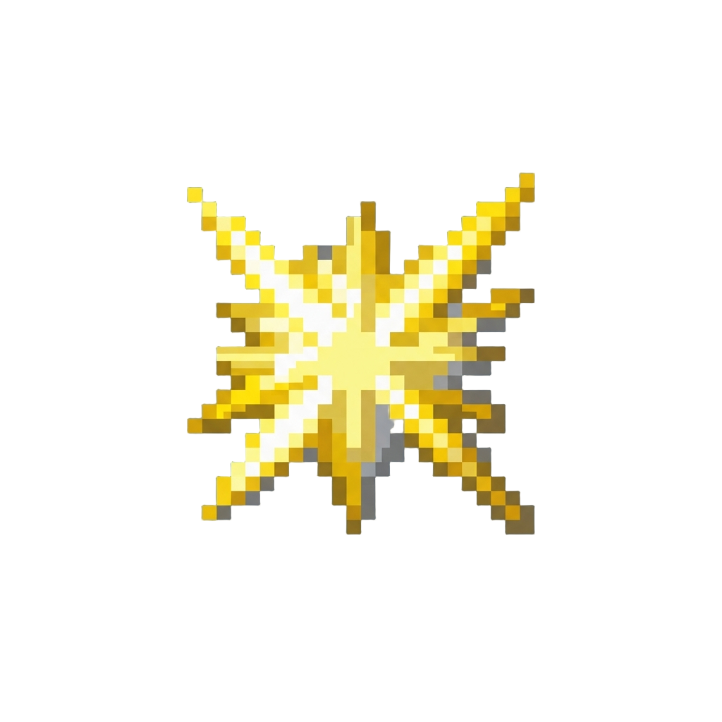 A Flickering Strobe of Static Light Beams