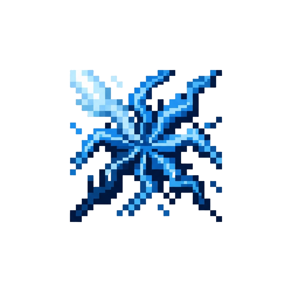 A Burst of Blue Electrical Sparks