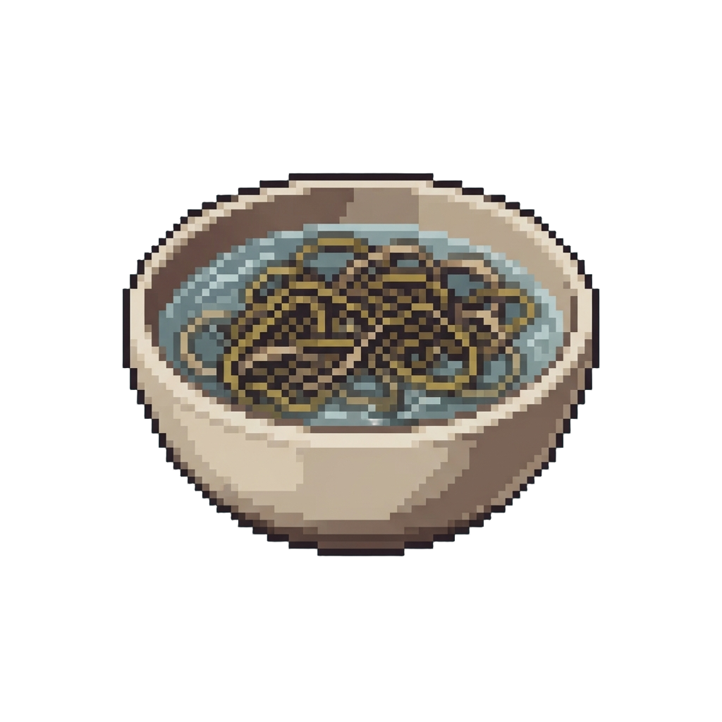 A Bowl of Soggy Rubber Bands Swimming in Lukewarm Water