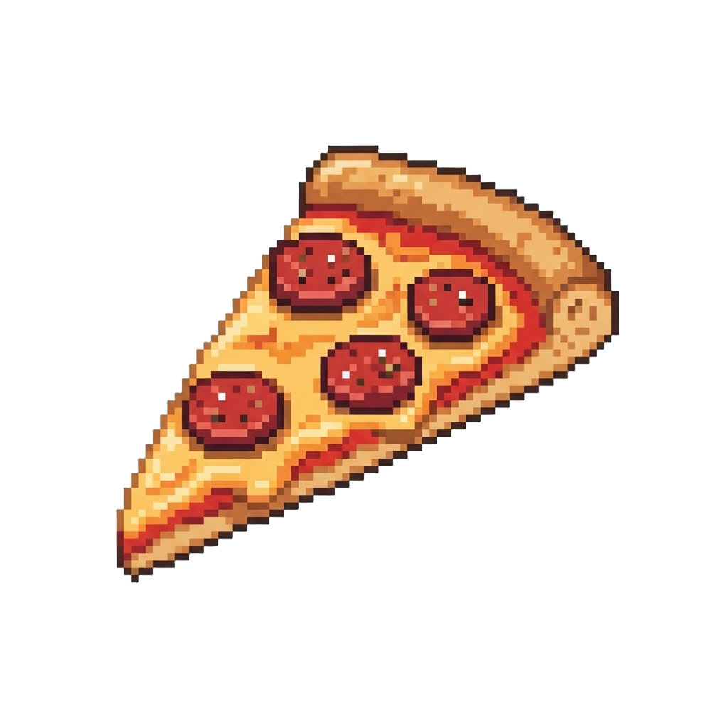 A Giant Floating Slice of Pepperoni Pizza in Zero-g