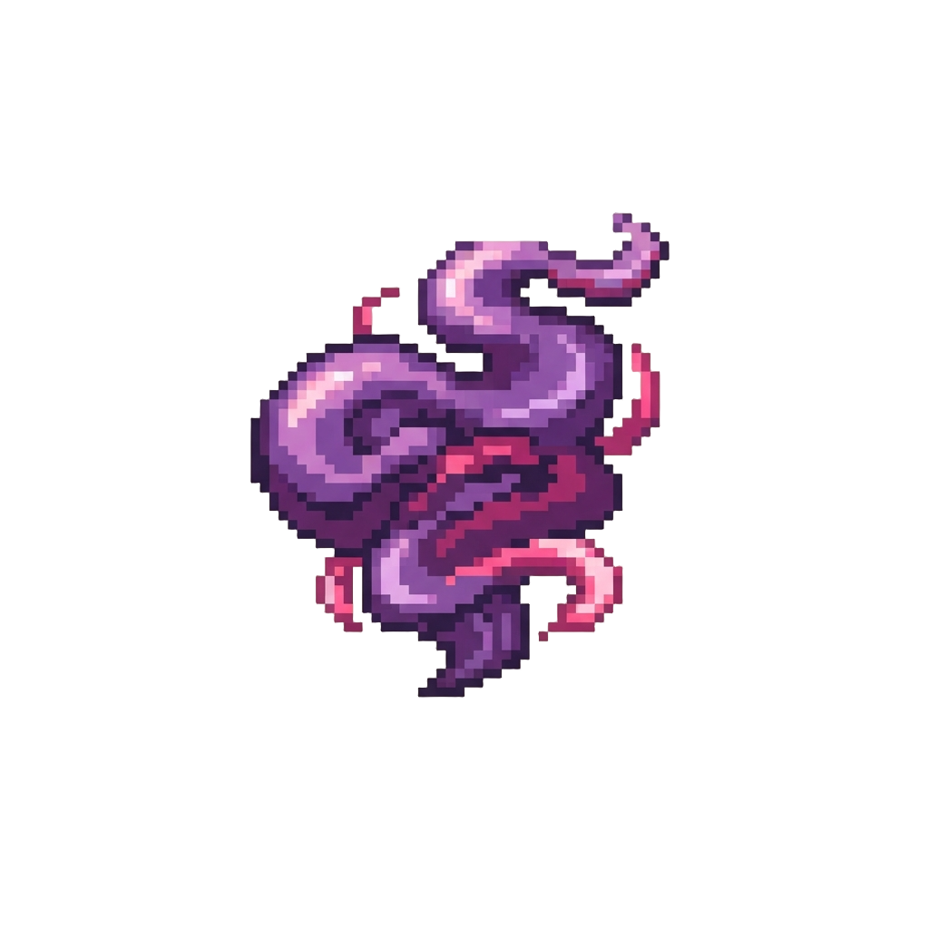 A Pop of Purple Chemical Fumes