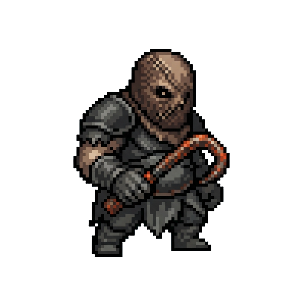 A Terrifying Masked Brute with a Rusted Hook