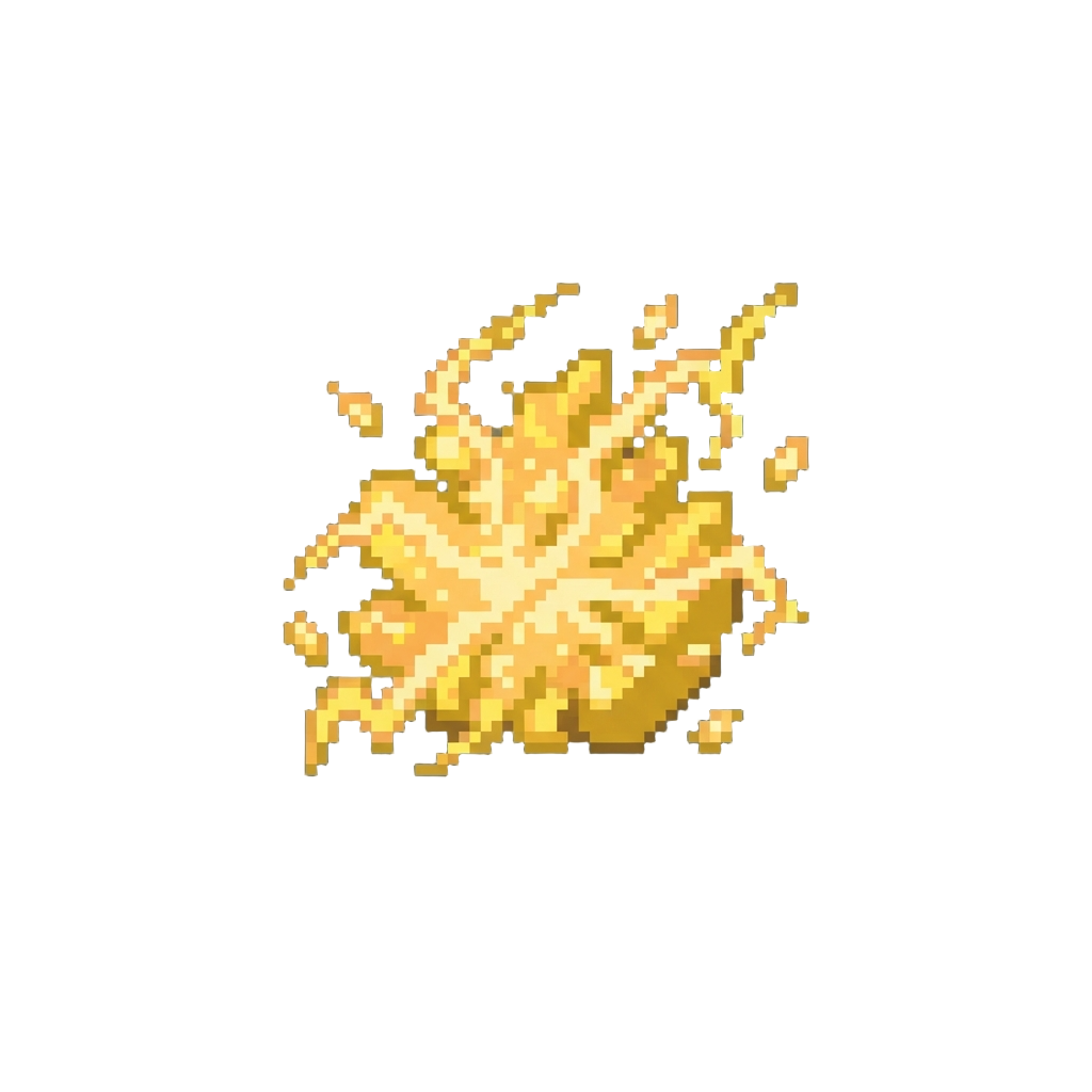 A Blast of Yellow Electrical Arc Dust