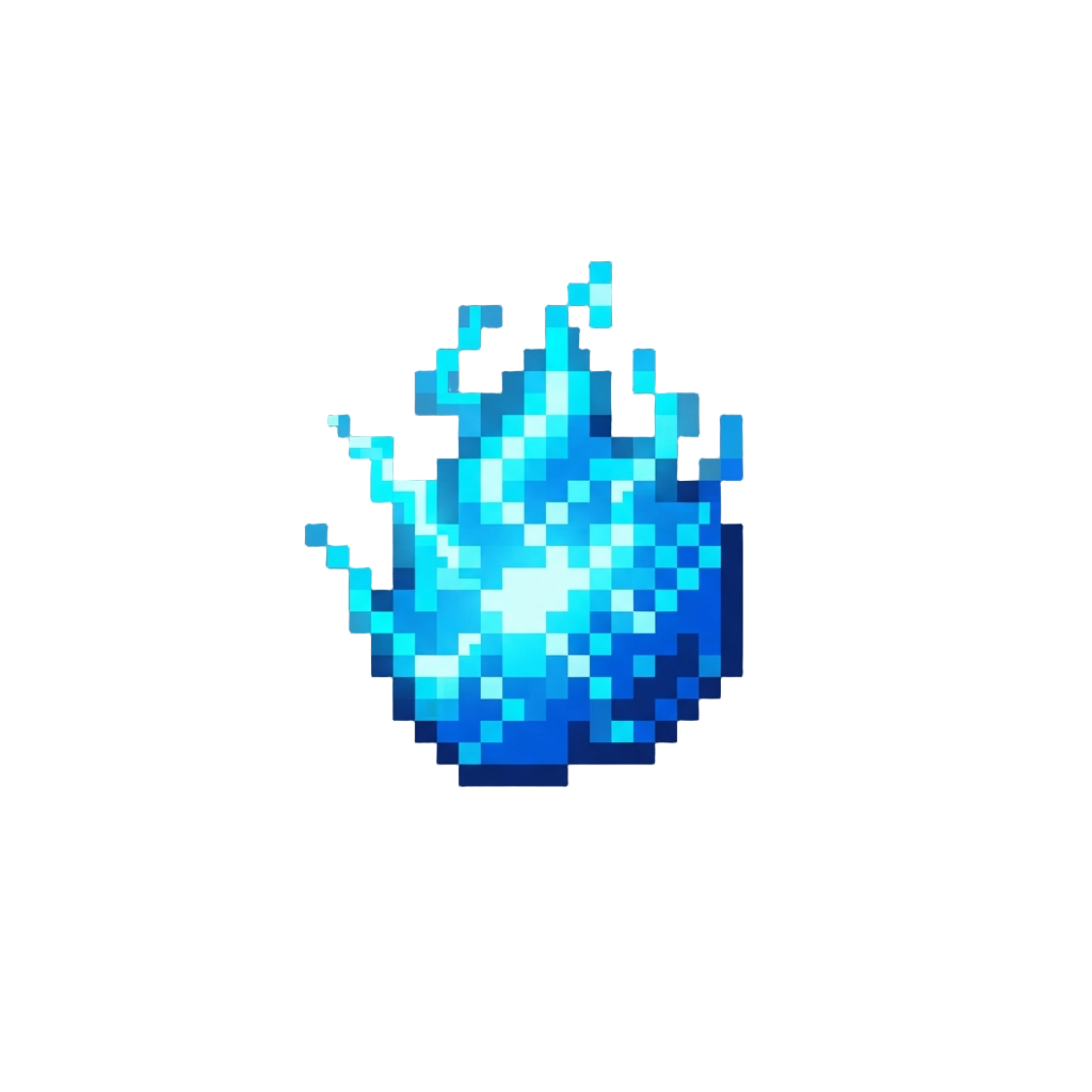 A Neon Blue Power Surge Glow