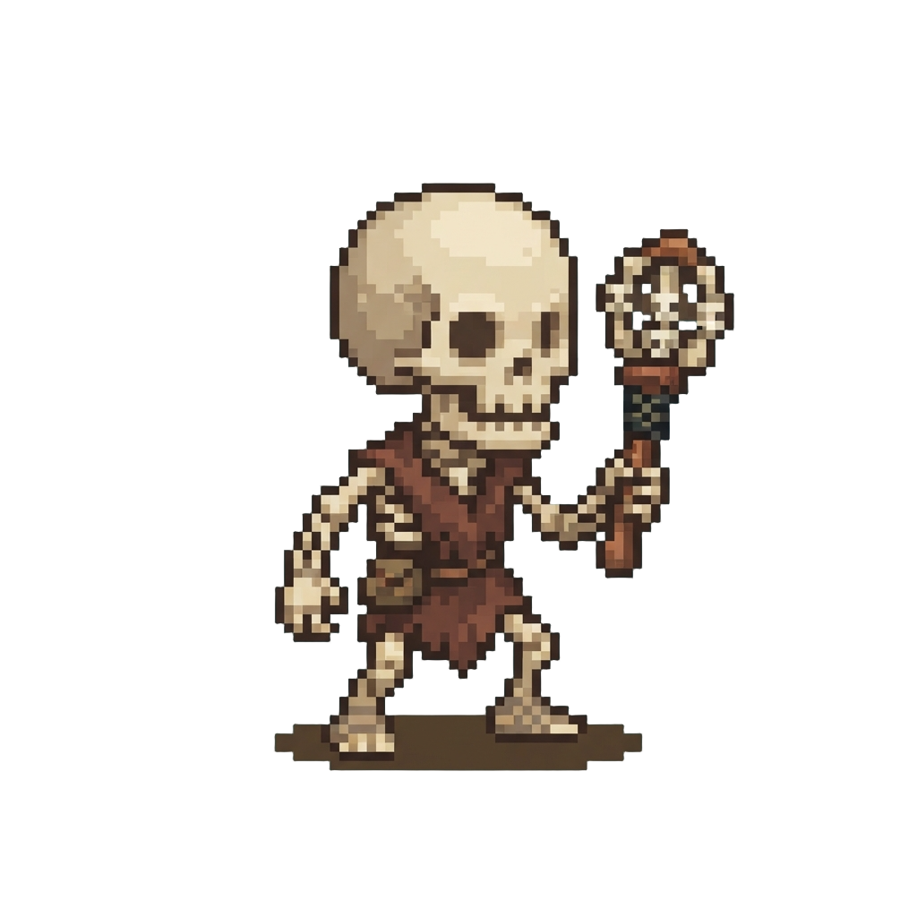 A Tiny Rattle-skulled Minion Skeleton