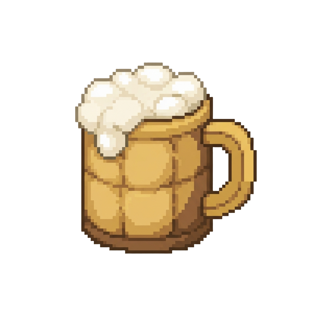 A Giant Novelty Plush Beer Mug