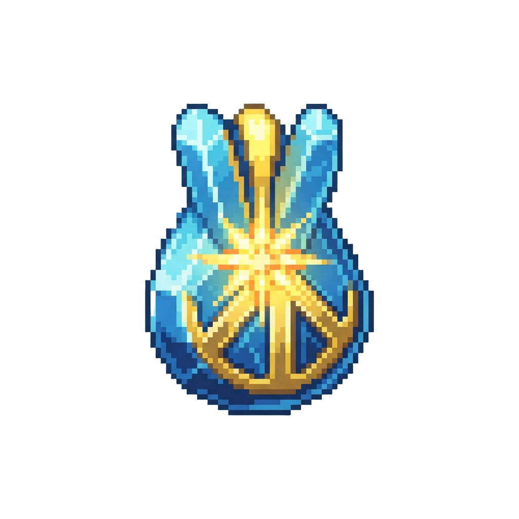A Crisp Double Peace-sign Drop with a Starburst Effect