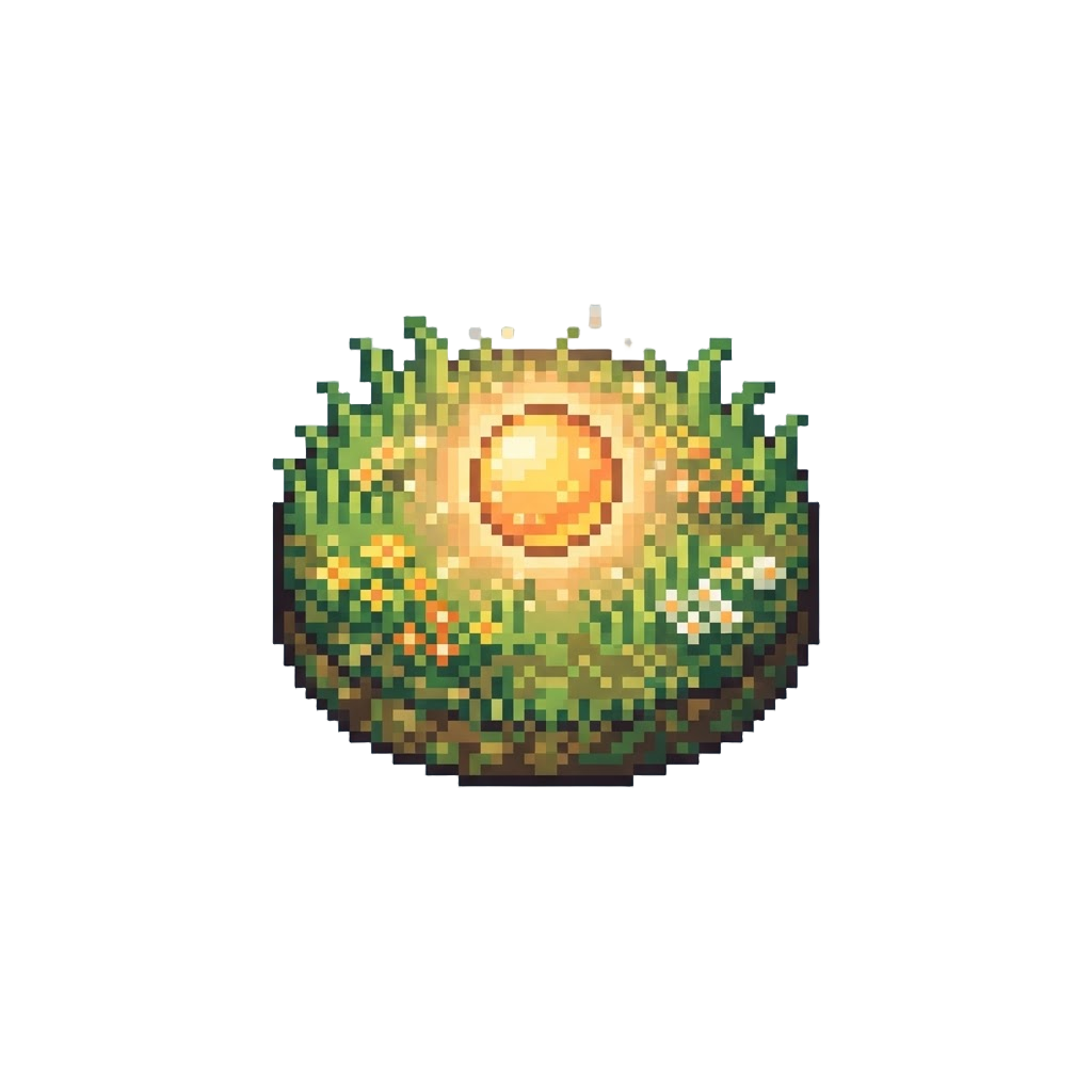 A Glowing Golden Sunrise Meadow