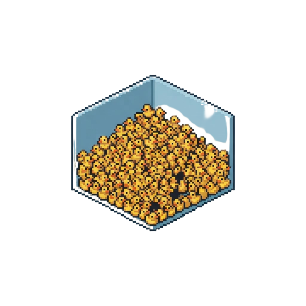 A Room Filled Wall-to-wall with Tiny Yellow Rubber Ducks