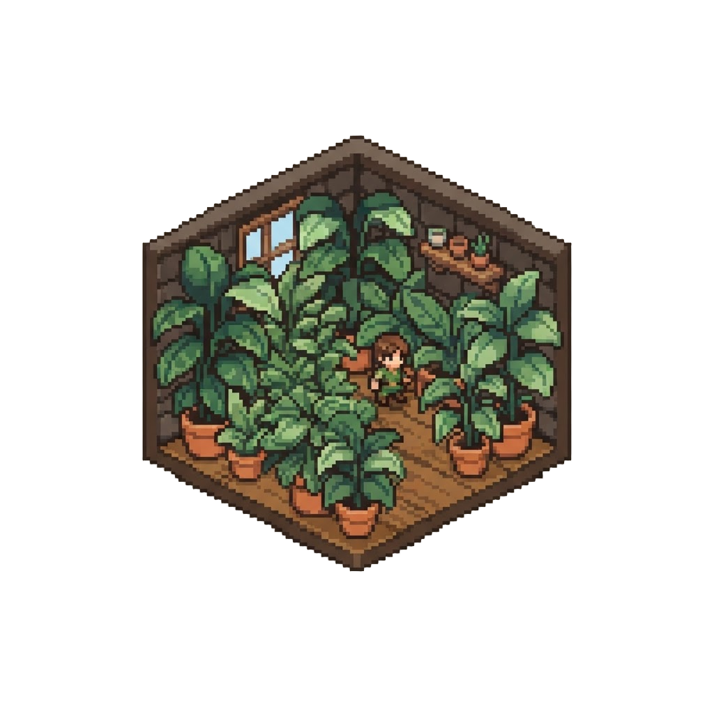 A Room Full of Giant Oversized Houseplants