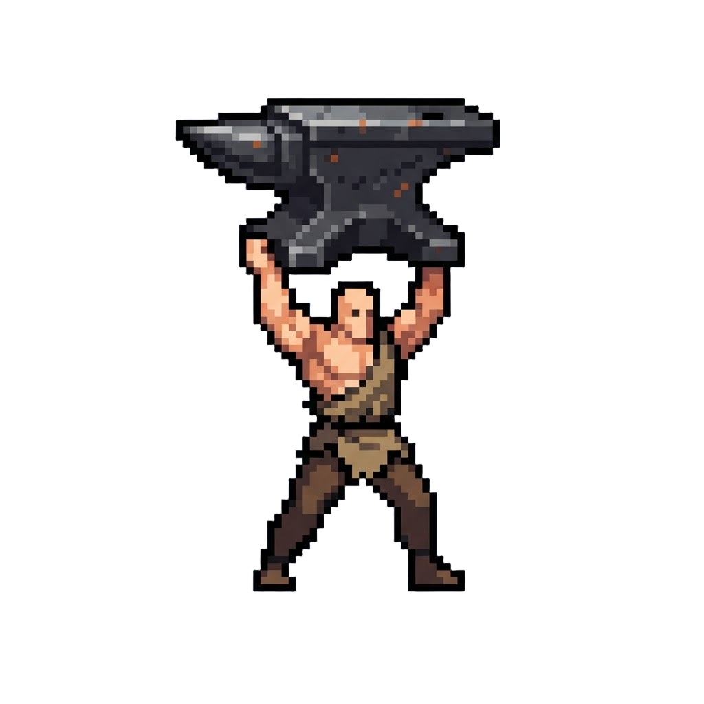 Lifting a Massive Heavy Anvil Overhead Effortlessly