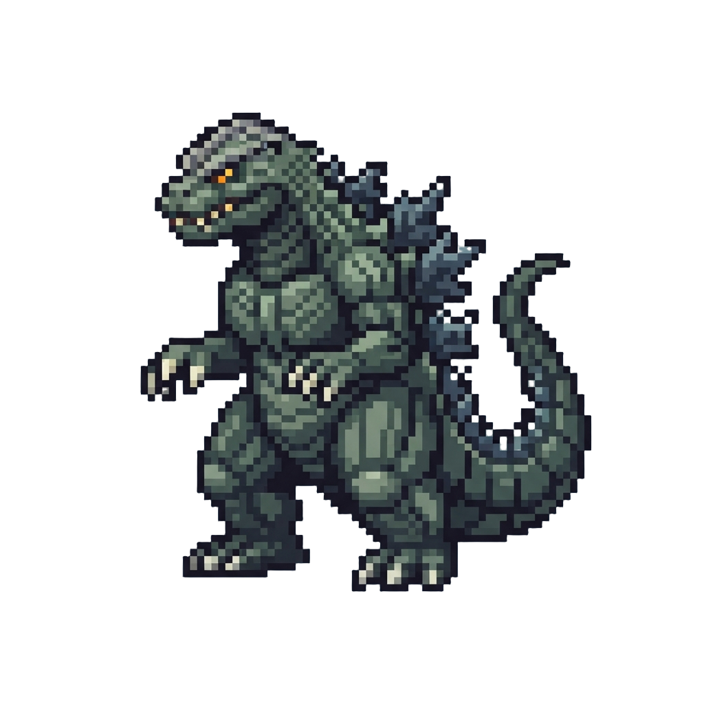 A Giant Towering Kaiju Monster
