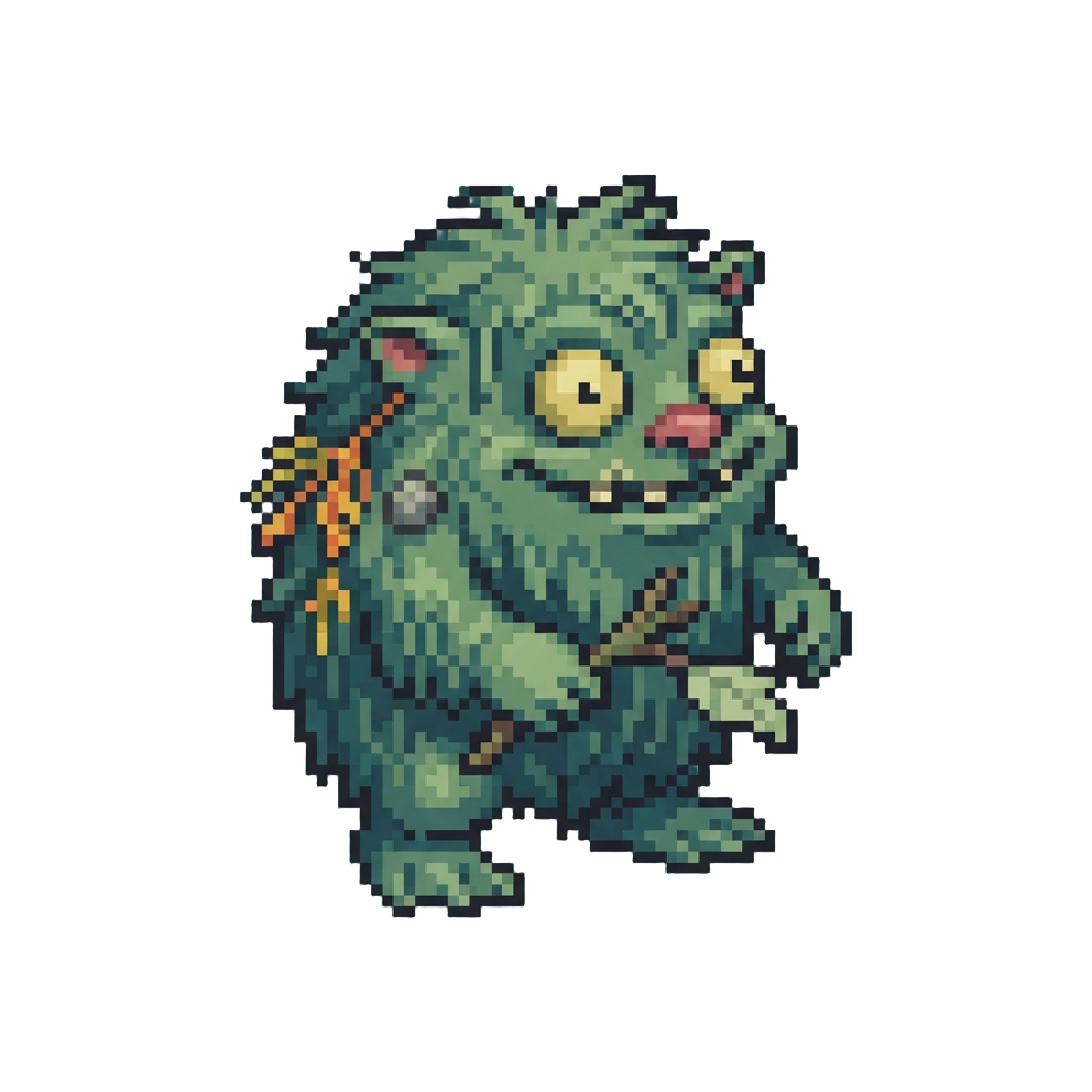 A Comical Hairy Swamp Creature