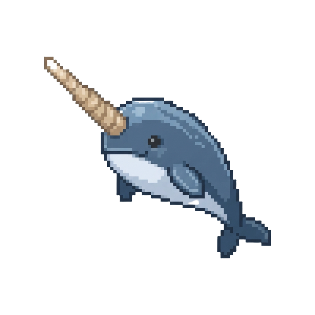 A Large Majestic Narwhal