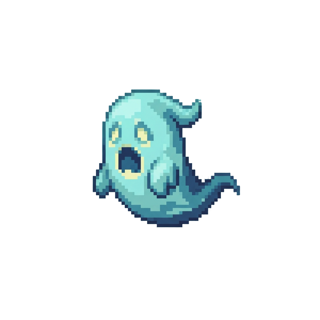 A Large Glowing Spectral Ghost
