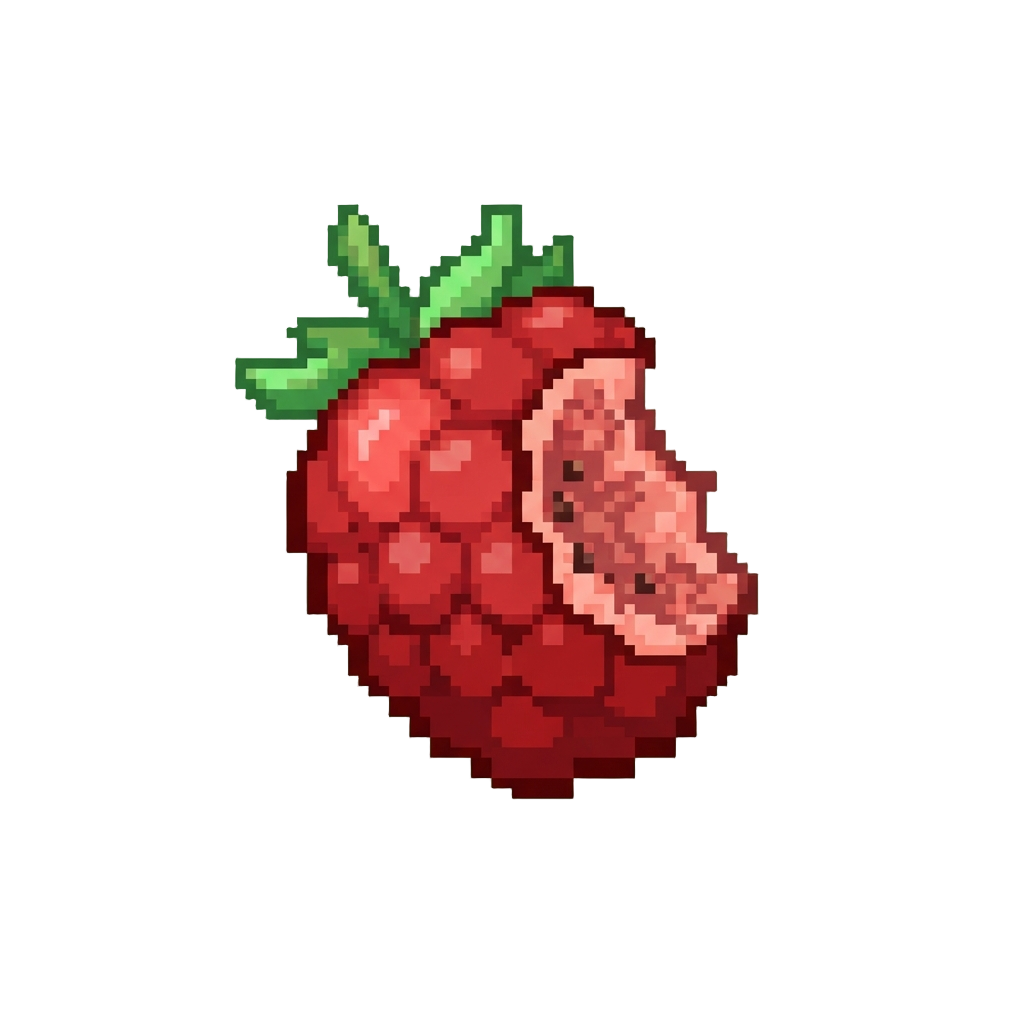A Single Half-eaten Berry