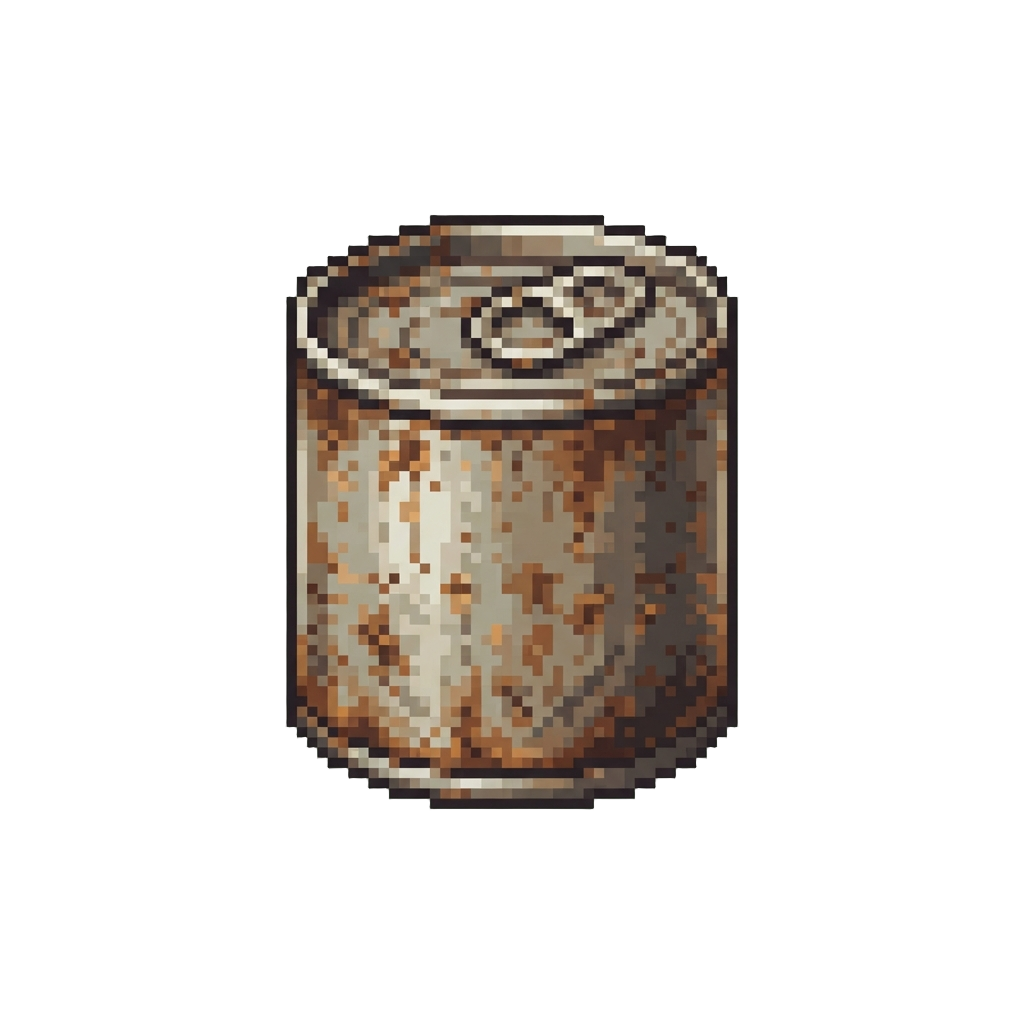 An Old Rusty Tin Can